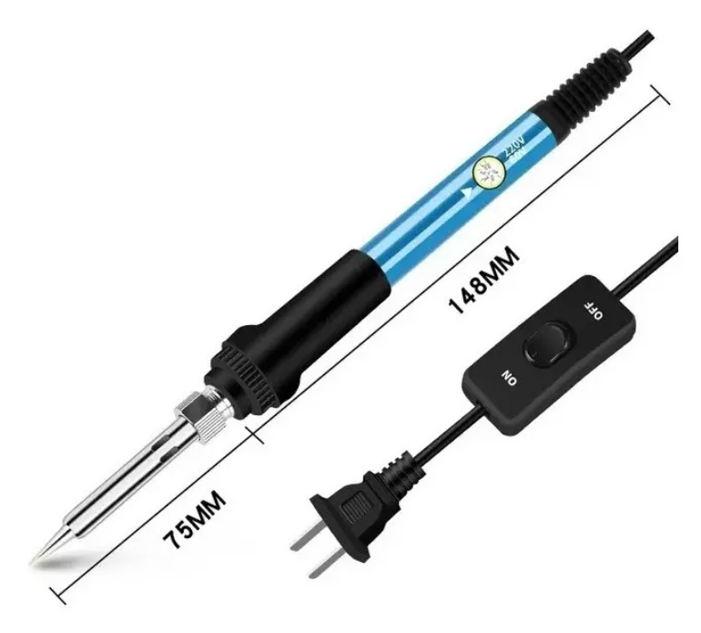 Tester Y Cautín Soldador Con Accesorios-2