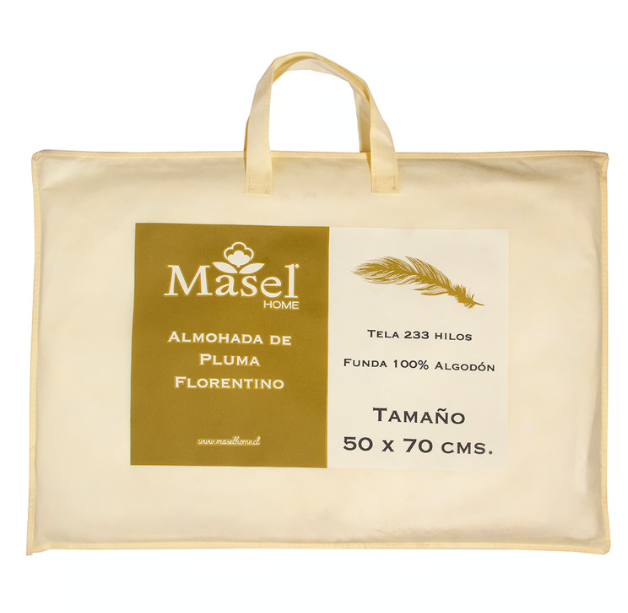 Almohada Pluma Natural Florentino 50x70 Blanco-1