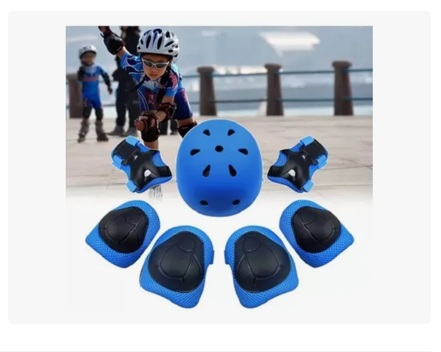 Set Protección Niñoa Para deportes color azul-3