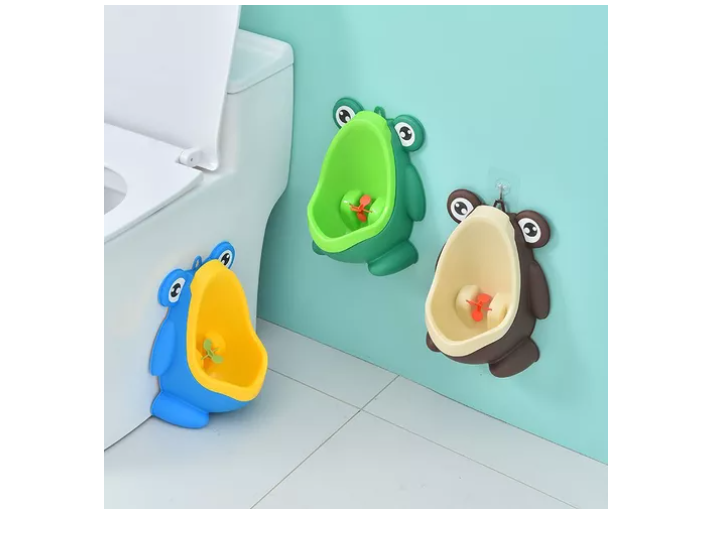 Urinario Infantil Portatil De Entrenamiento Para Niños cafe-2