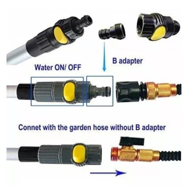 Cepillo De Lavado Multifuncional Con Conexion De Agua-2