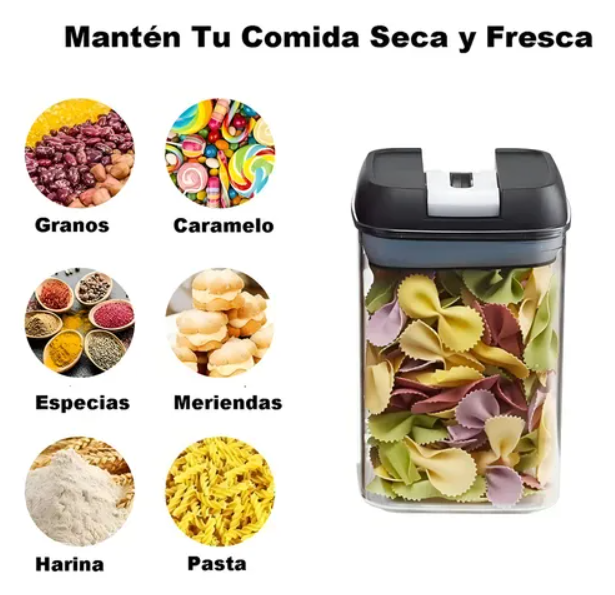 Contenedores De Alimentos Almacenamiento 7 Pcs con tapa-3