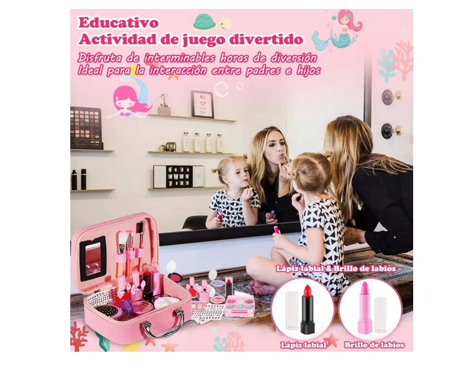 Set Maleta De Maquillaje Niñas 20 Piezas-4