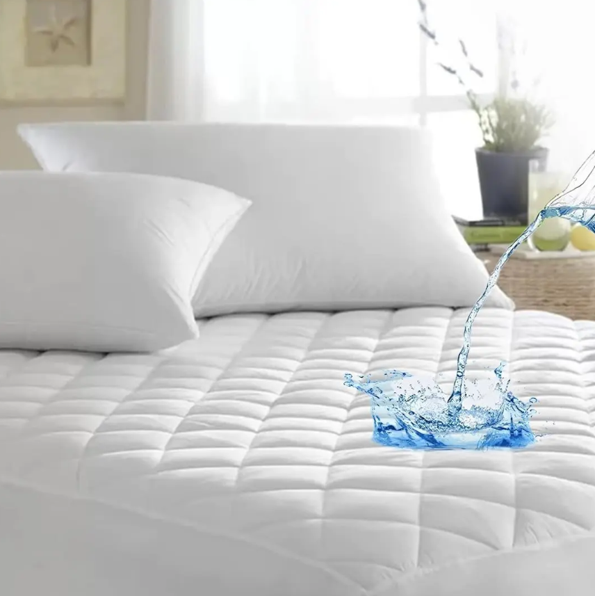 Cubre Colch n Impermeable 2 Plazas 2 Fundas Almohada-4