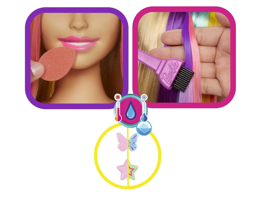 Barbie Stylos Peinados Color Reveal - Muñeca Barbie mattel-3
