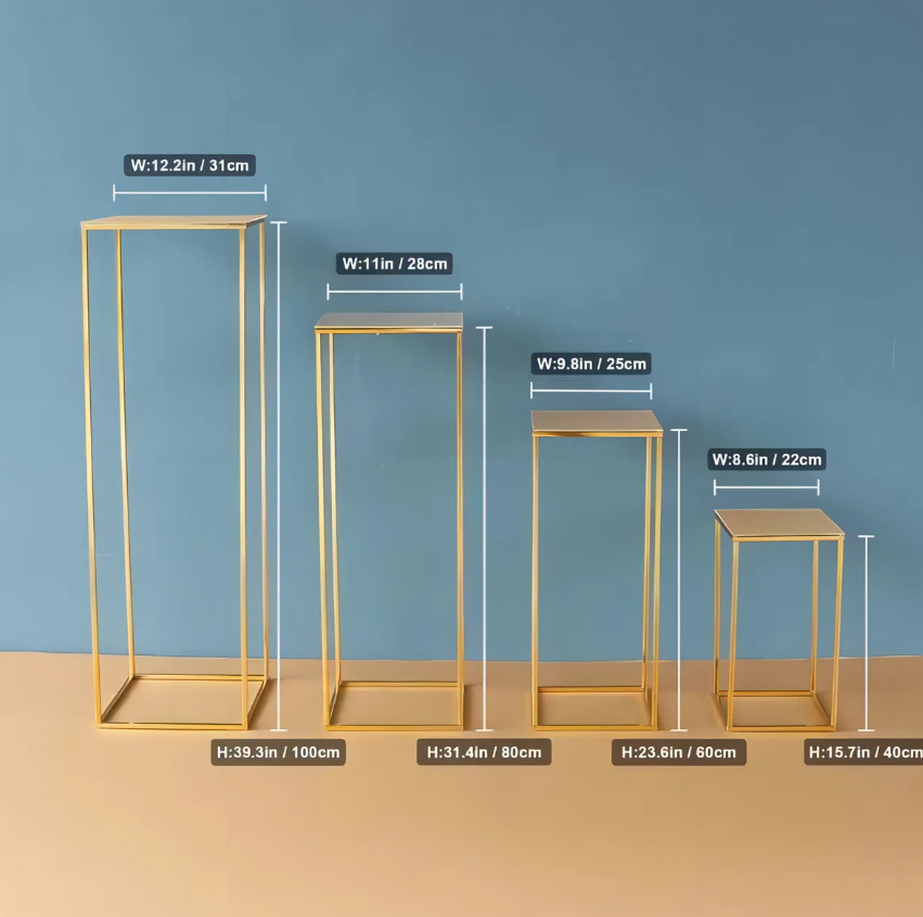4 Mesas Candy Bar Decoracion Estructura Metalicas Fiesta-2