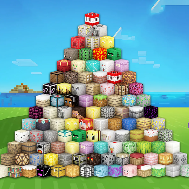 Bloques Magnéticos 60 Piezas Minecraft-3