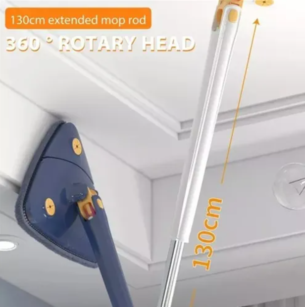 Mopa Trapeador Gira 360° Triangular Escurridor Automatico-4