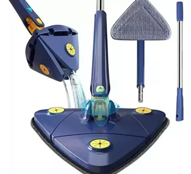 Mopa Trapeador Gira 360° Triangular Escurridor Automatico-0