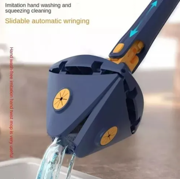 Mopa Trapeador Gira 360° Triangular Escurridor Automatico-1