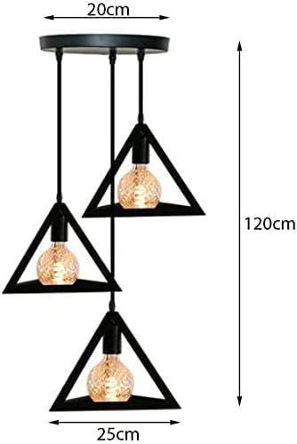Lampara De Techo Triple Luz Kivs Threefold Diseño Industrial Tres Luces E27 Metal (p21)-3