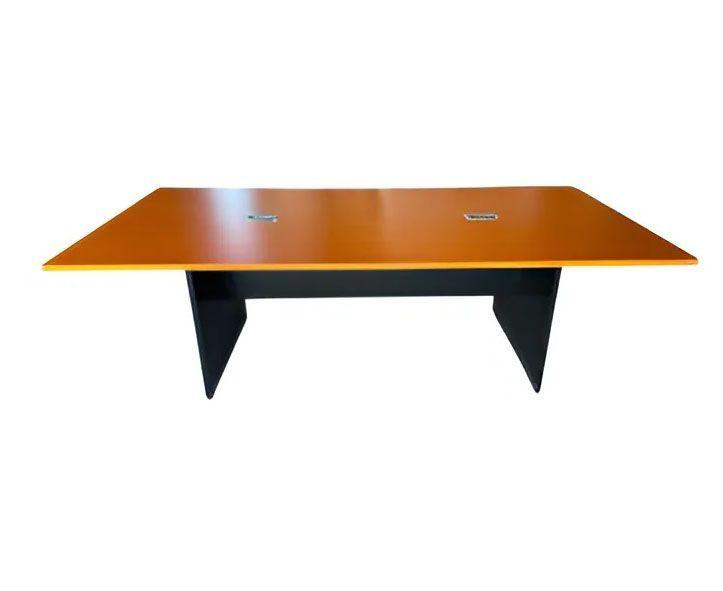 Mesa De Reunión Ejecutiva 240x100x75 Cm Estilo Moderno-1