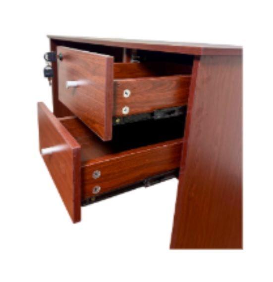 Escritorio Roma Premium Oficina Con Cajones 120x50x70 Cm-2