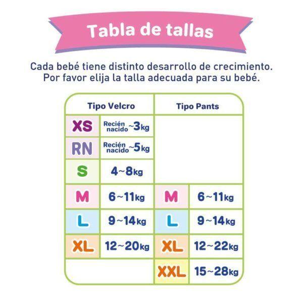 Pañales Merries Velcro RN 76 Pcs Super Jumbo-2