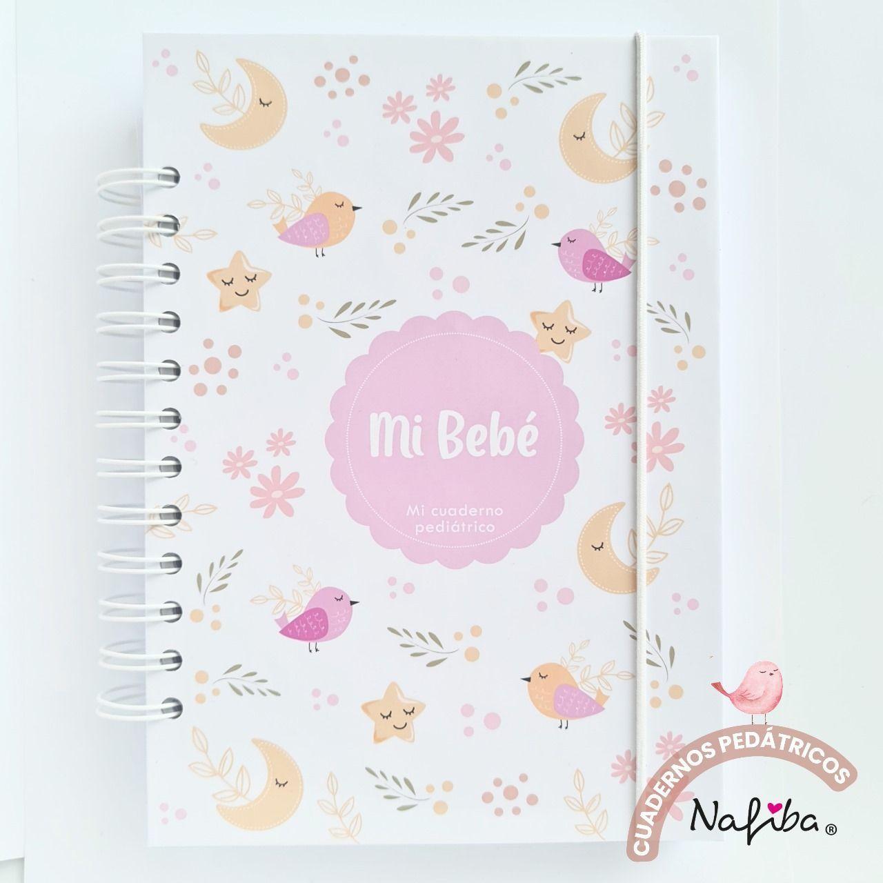 Libreta Pediátrica Rosa Pajaritos-0