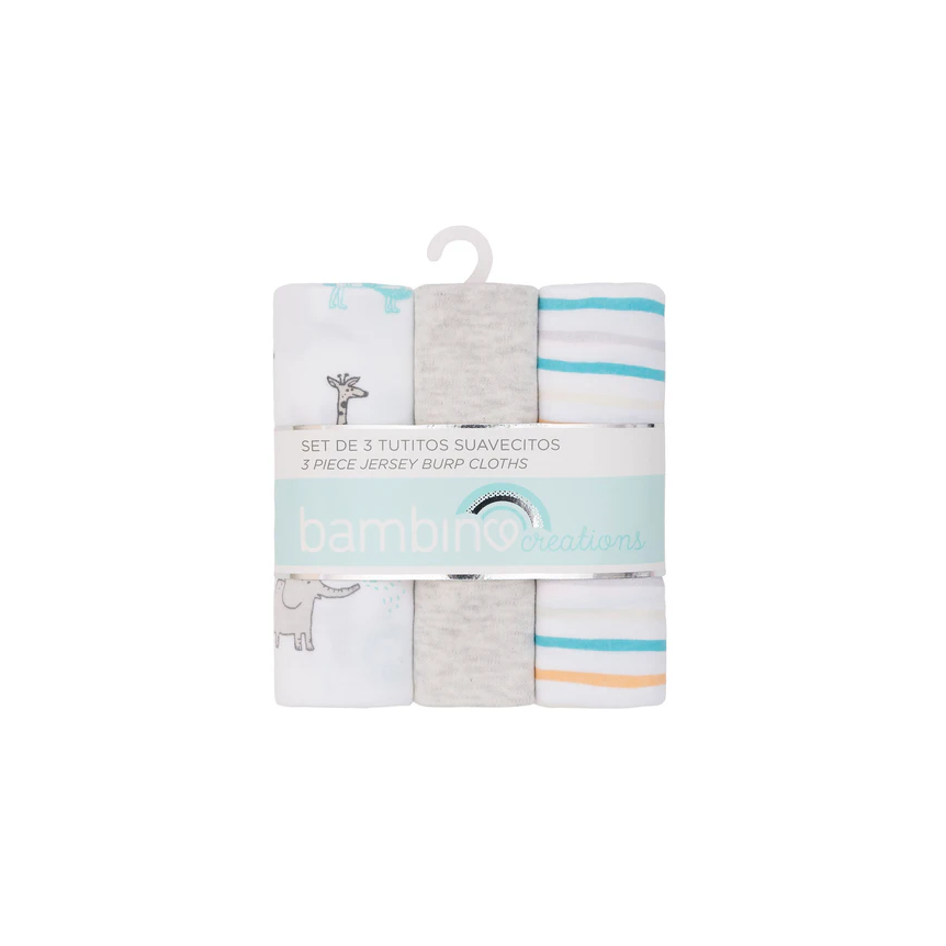 Set De 3 Tutos Bambino Beige Animales-0