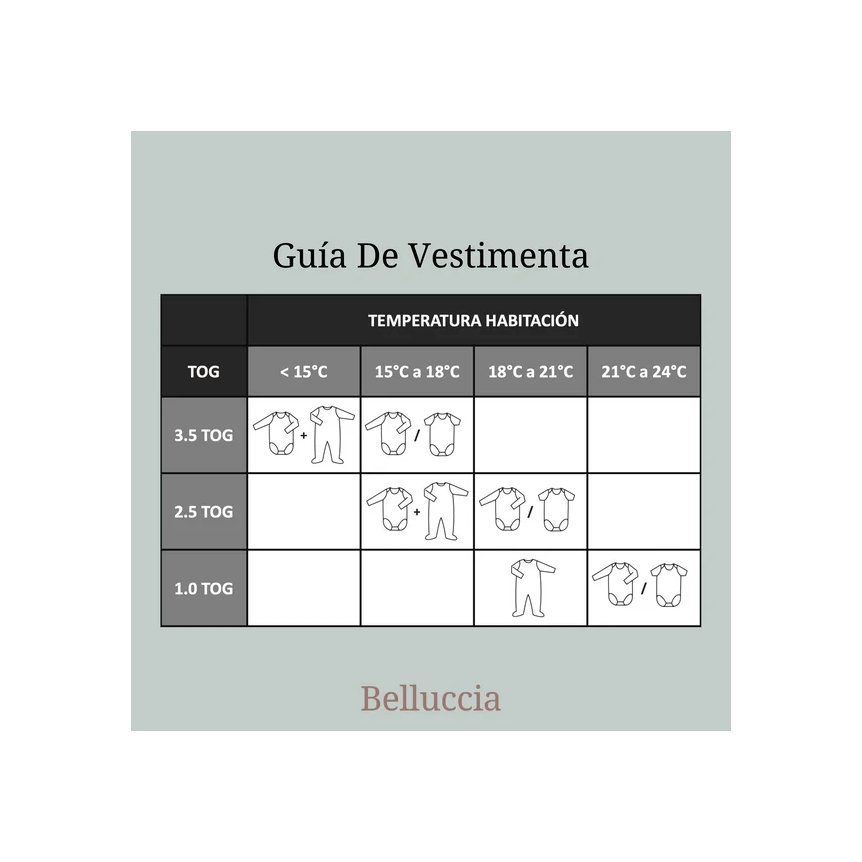 Saquito Para Dormir Enterito Tog 2.5 Honguitos Talla M-6