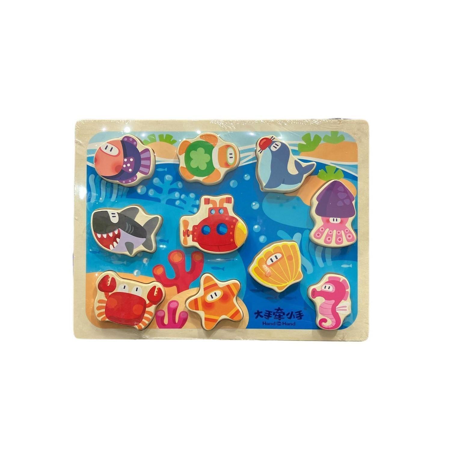 Puzzle Encaje Animales - Mar-0