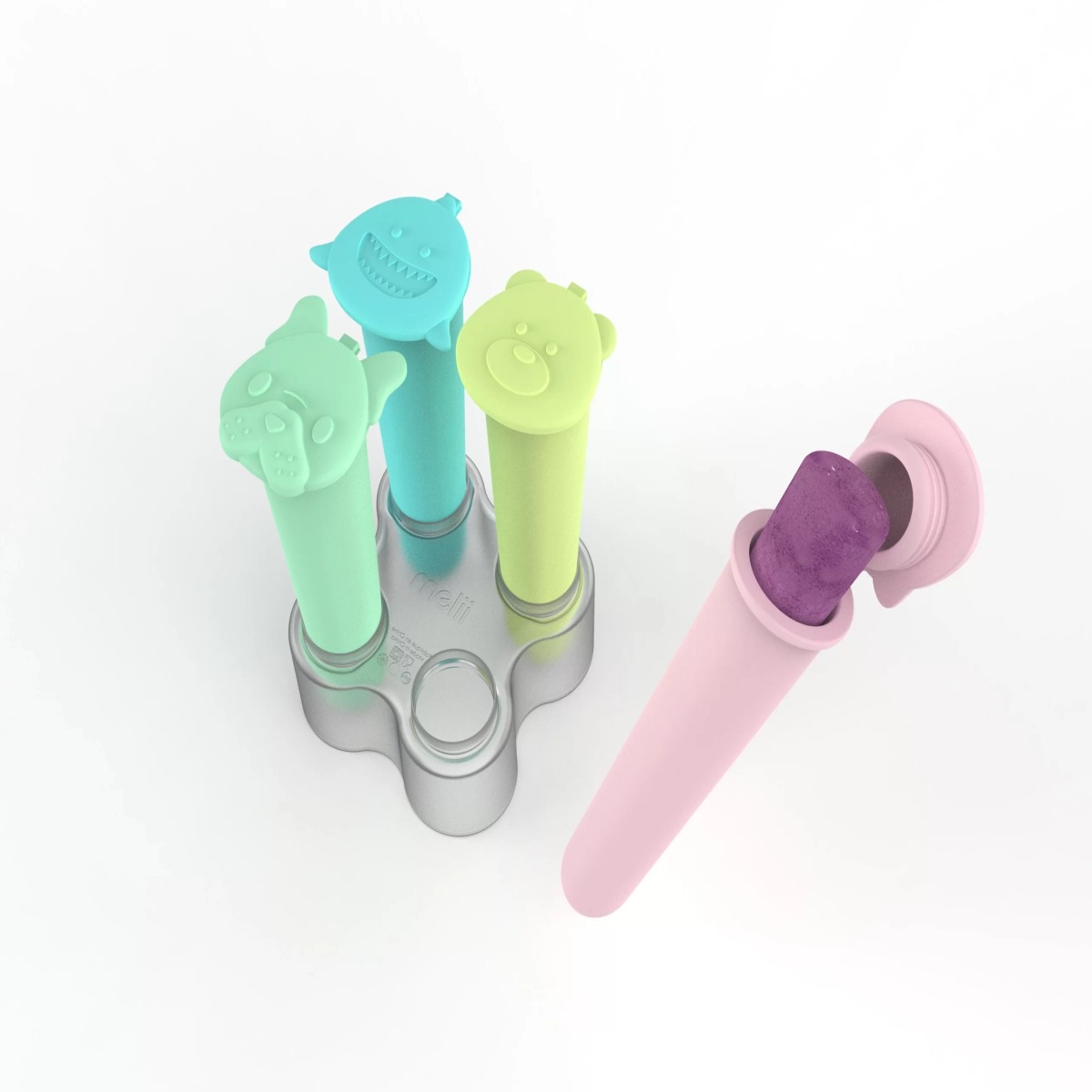 Pack 4 Moldes de Helado Push Pops Melii-2