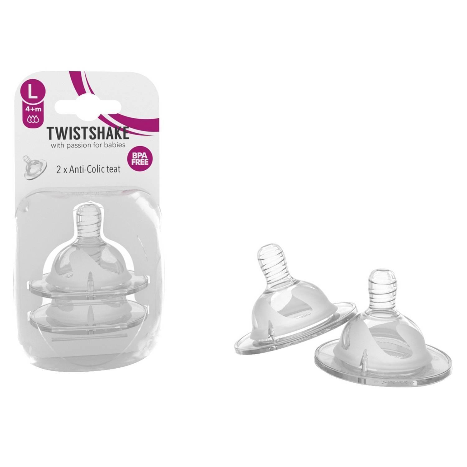 Pack Tetinas Twistshake Anti-Cólicos Talla L-0