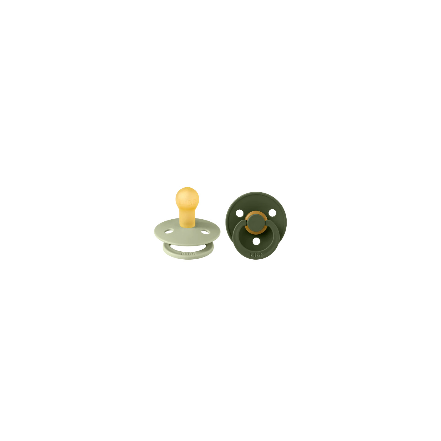 Pack Chupetes Bibs Talla 2 - Sage/Hunter Green-0