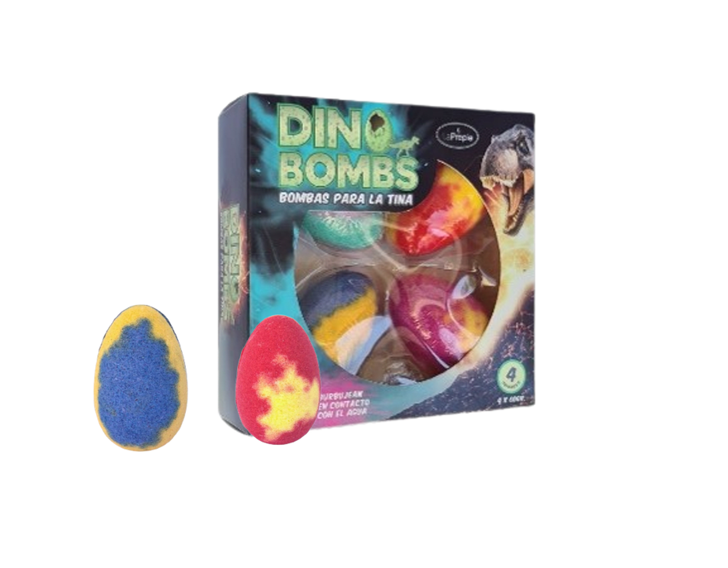 Bombas de Baño Dino 4 pcs. La Prepie-2