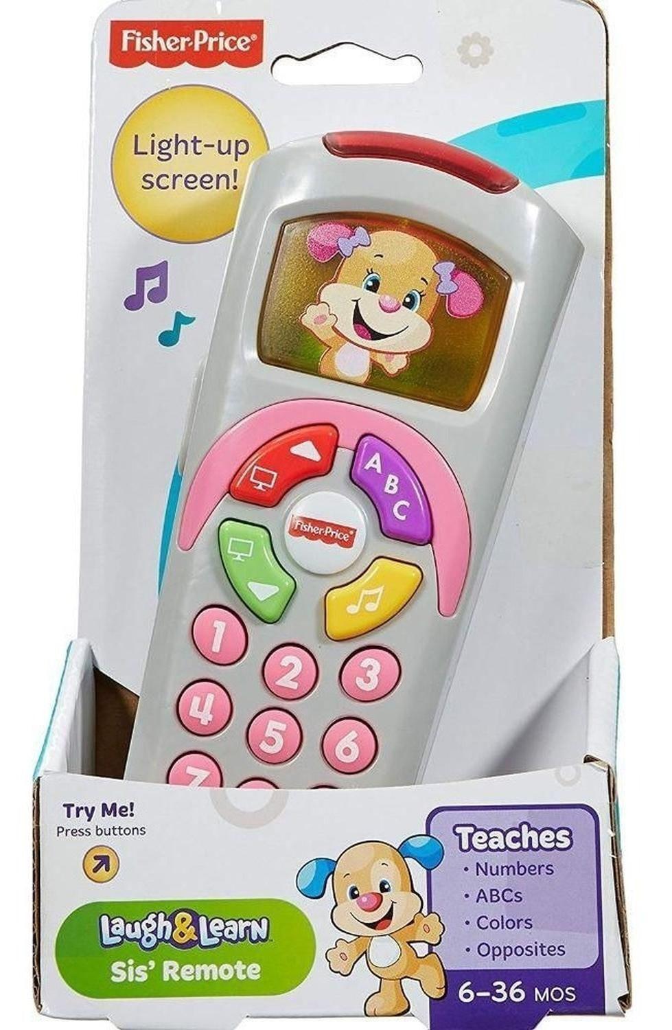 Control Remoto Ríe Y Aprende Fisher Price rosa-0