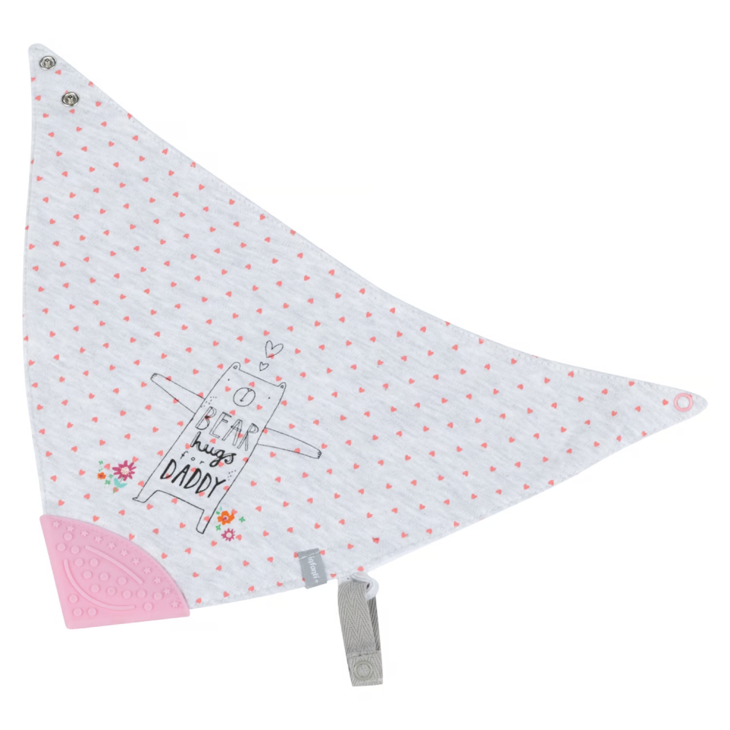 Babero Impermeable Con Mordedor Osita Infanti-0