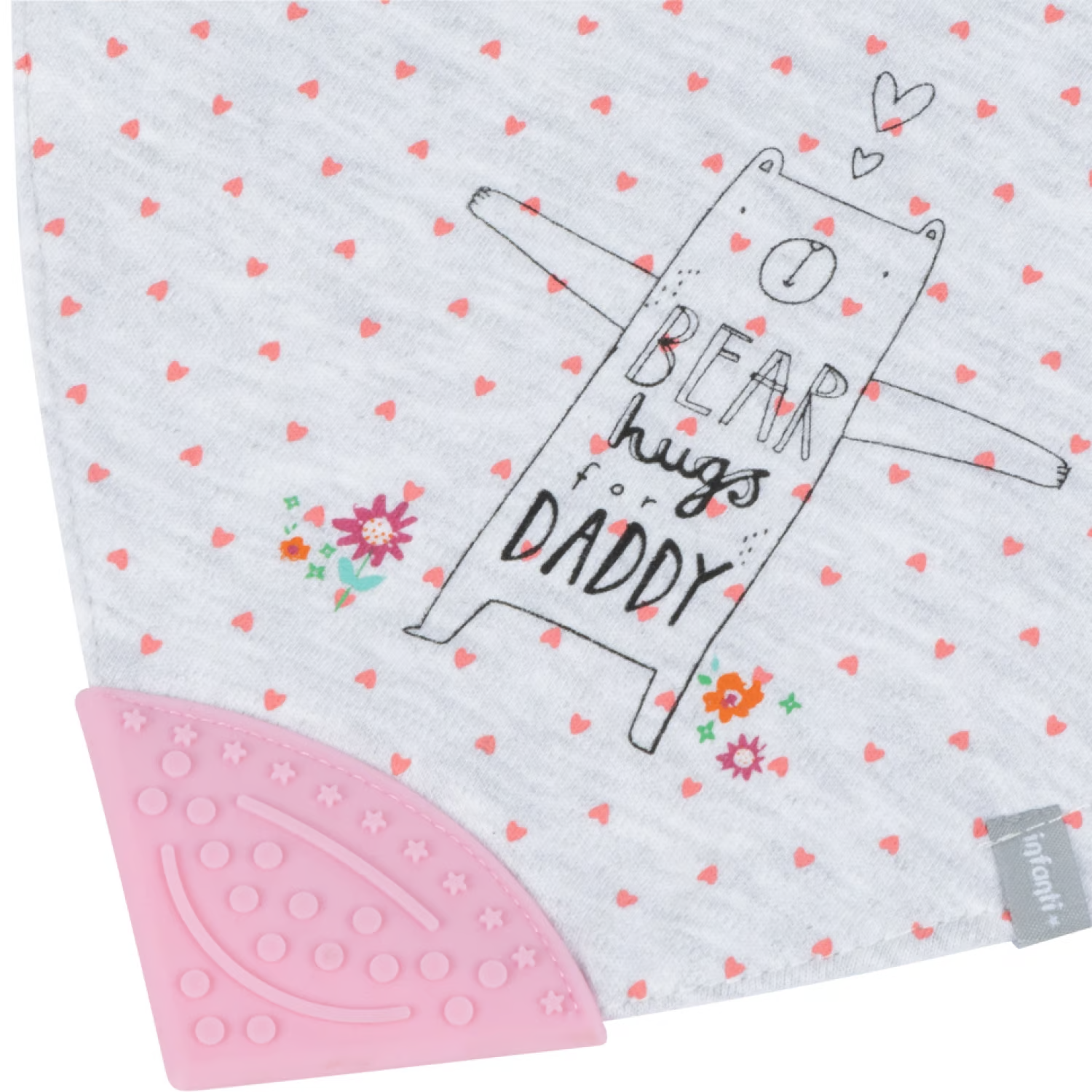 Babero Impermeable Con Mordedor Osita Infanti-1