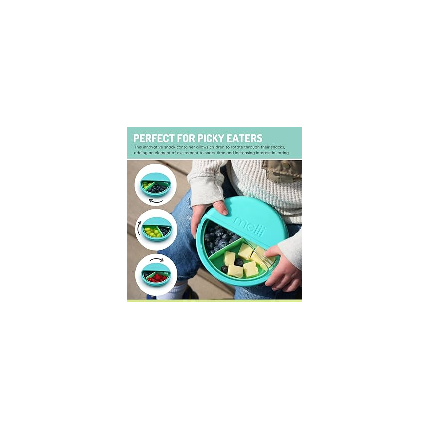 Contenedor de Snack Spin Melii – Aqua-2