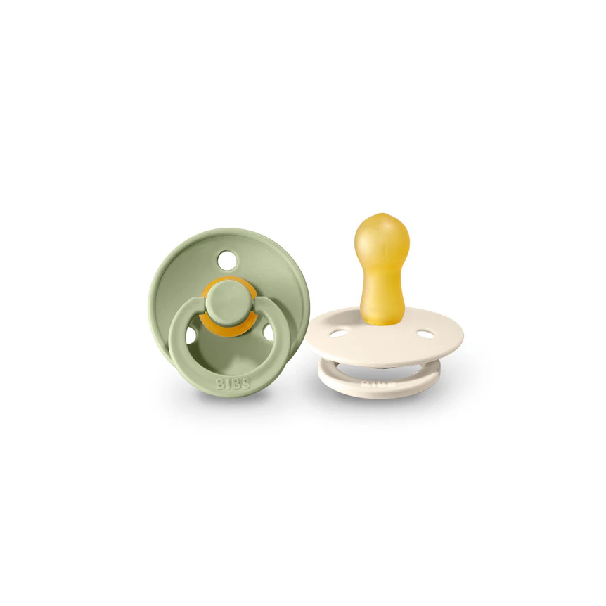 Pack Chupetes Bibs Talla 1 Ivory/Sage-0
