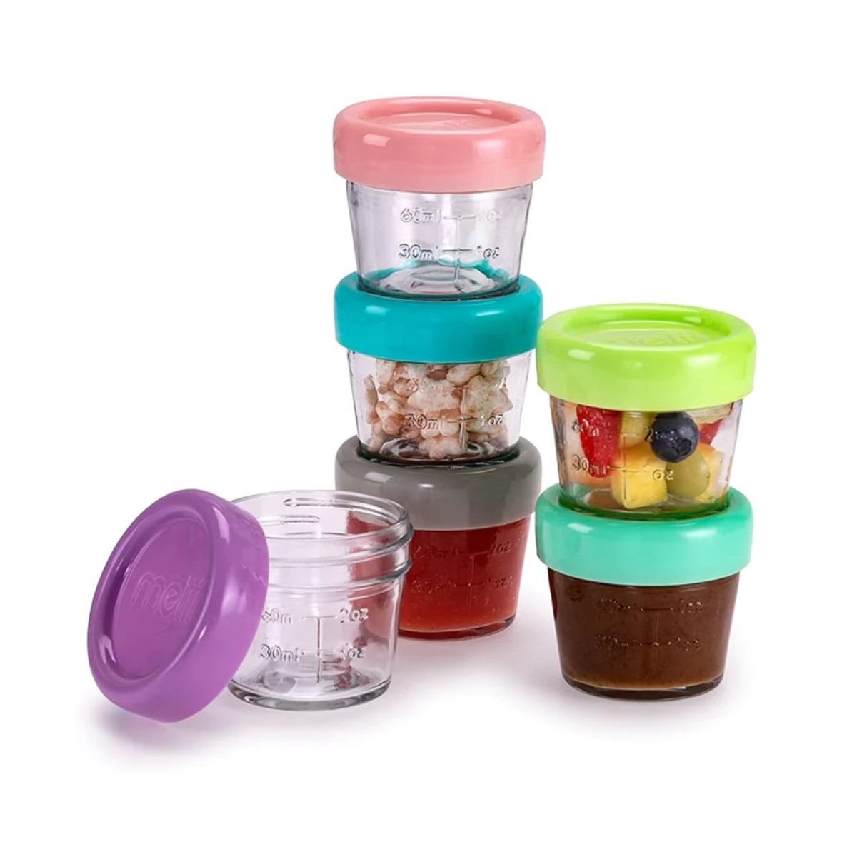 Contenedores De Vidrio 118 ml Melii-1