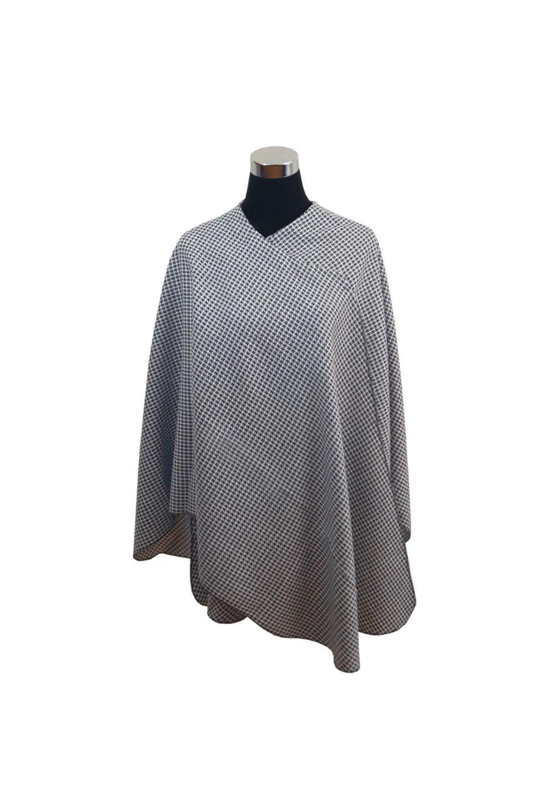 Ruana Unisex 100% Lana - Crudo-0