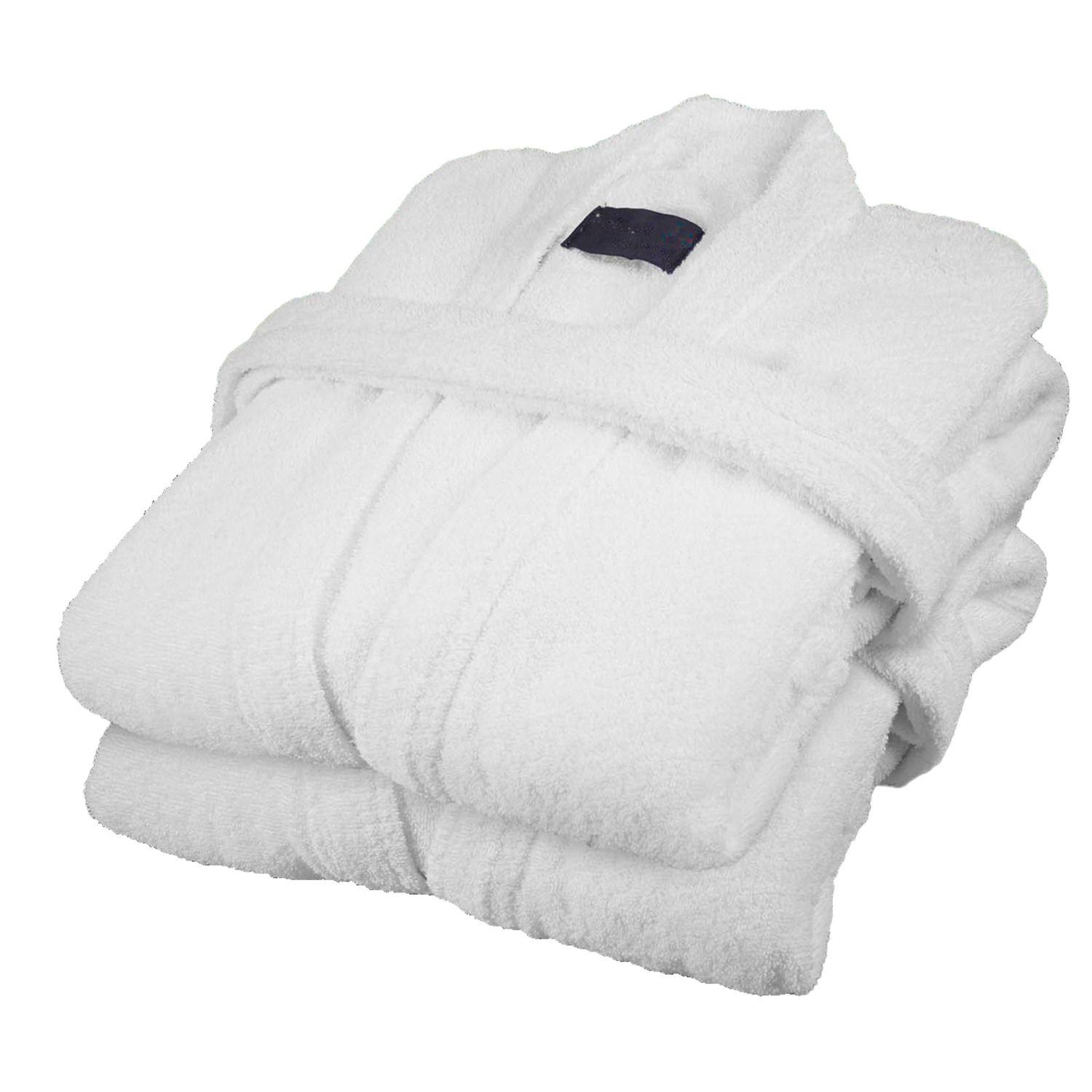 Bata de Baño Premium Talla L  Blanco-0