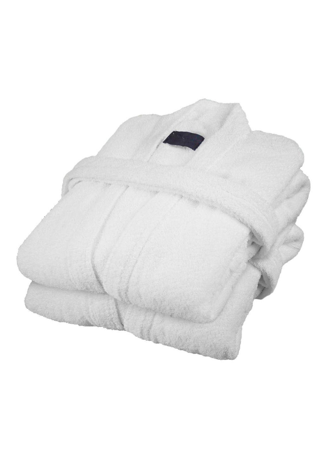 Bata de Baño Premium Talla M  Blanco-0