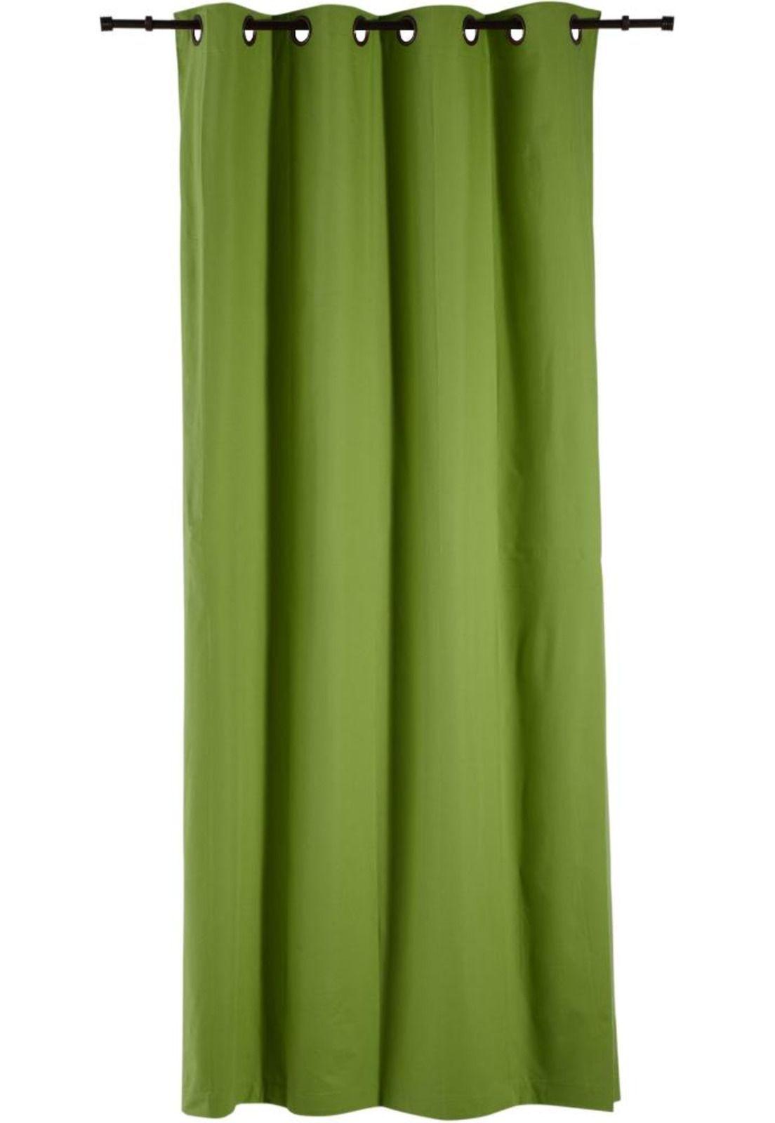 Cortina Blackout Ojetillos 135x230 cm - Verde-0