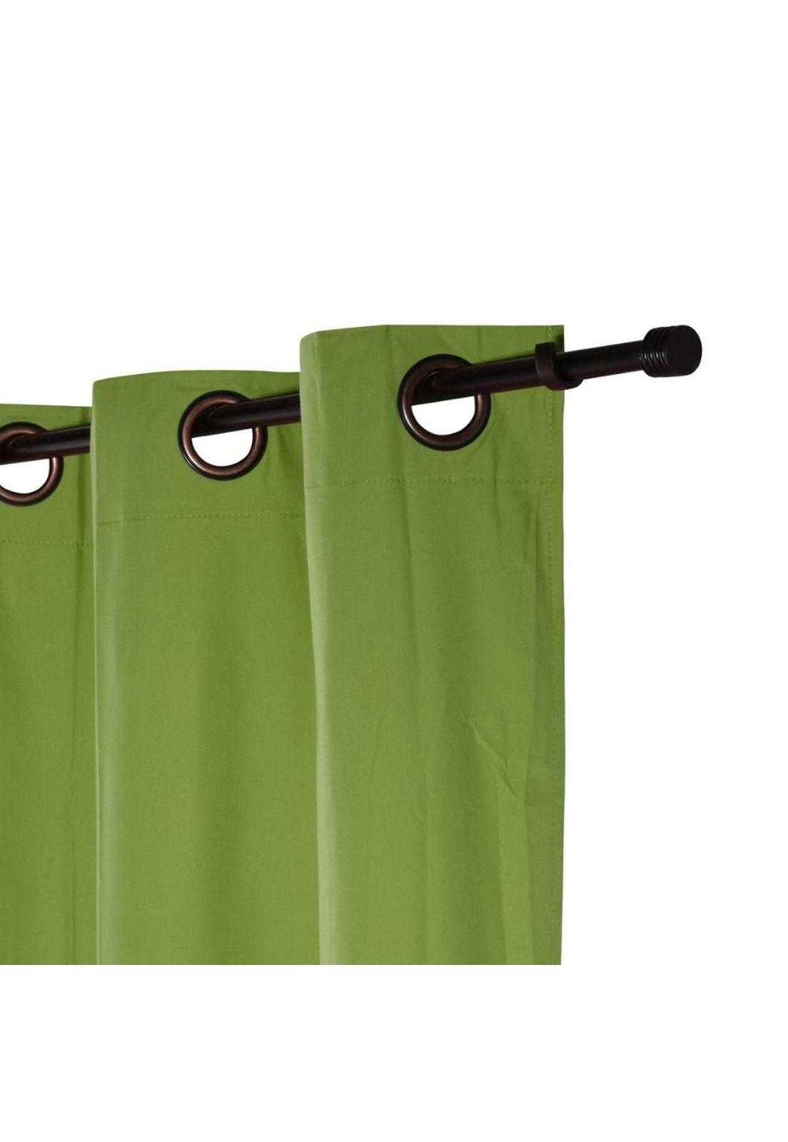 Cortina Blackout Ojetillos 135x230 cm - Verde-1