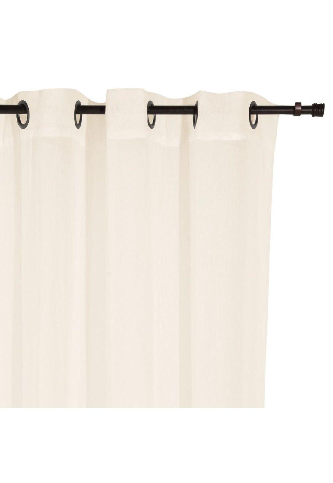 Set Velo Ojetillos 145x230 cm - Crudo-2