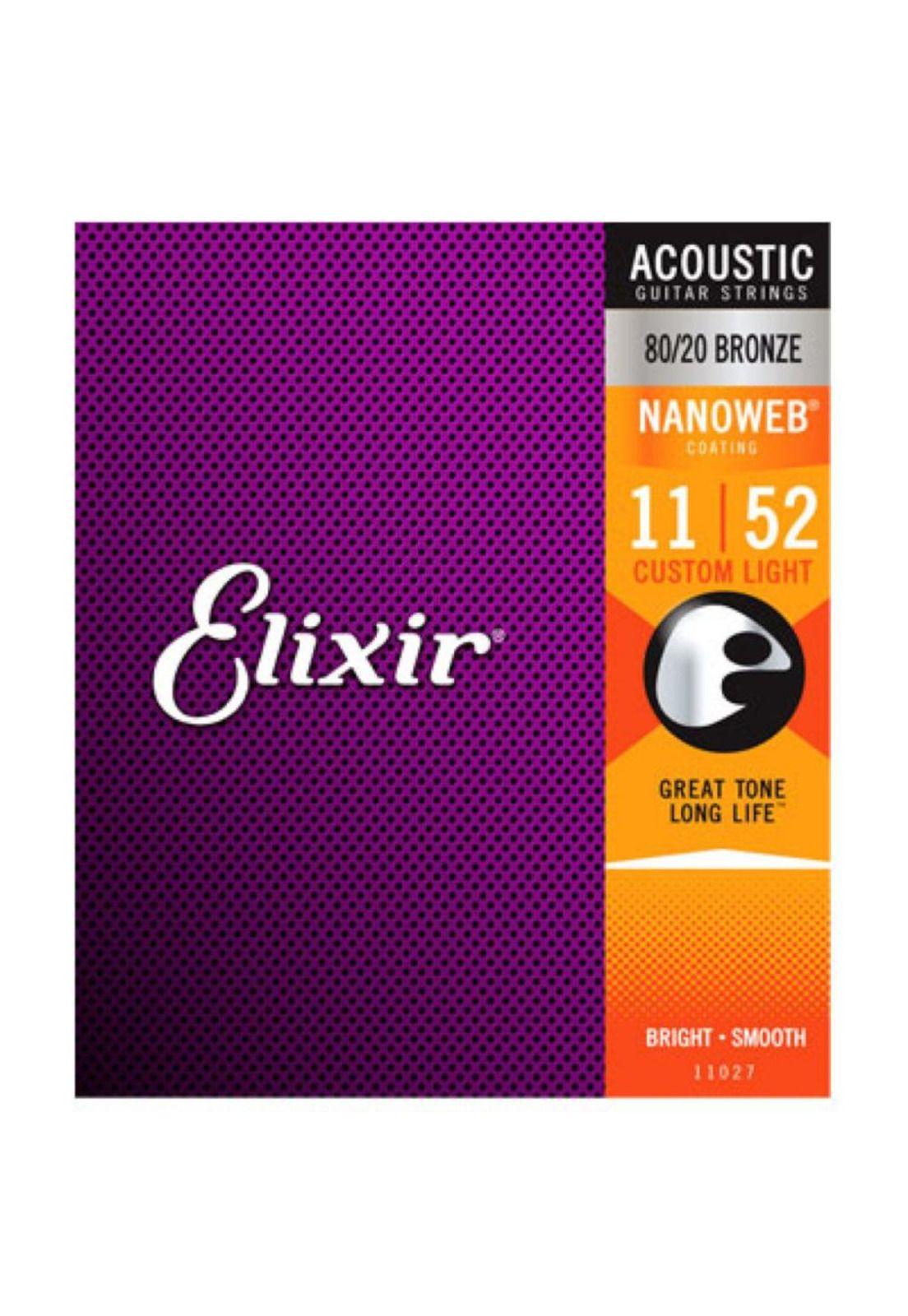 Cuerdas para guitarra acustica Elixir 11027-0