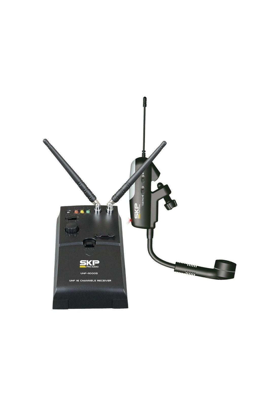 Sistema inalambrico para Saxofon SKP UHF 4000S-0