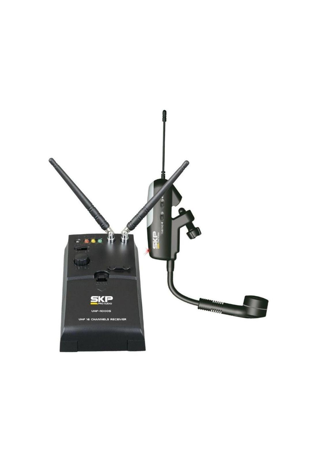 Sistema inalámbrico para Saxofón SKP UHF 4000S-0