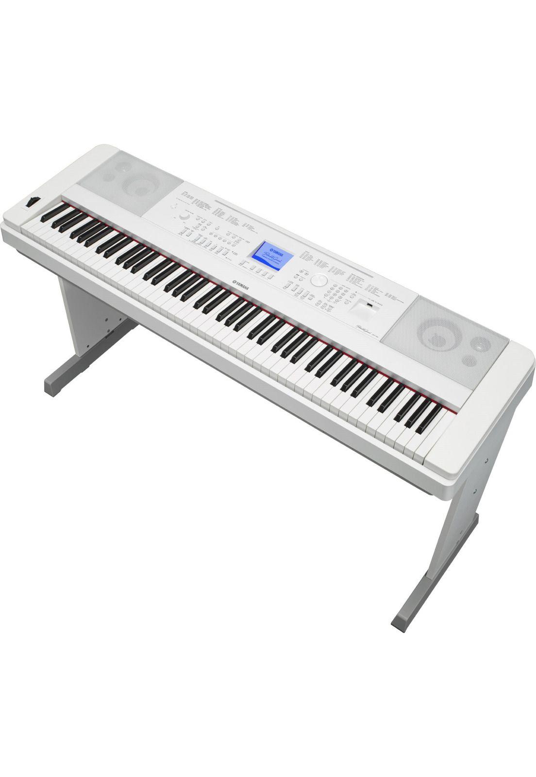 Piano digital Yamaha DGX-660 White-2