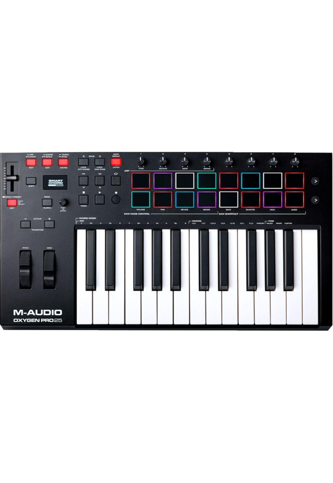 Controlador MIDI M-Audio Oxygen Pro 25-0