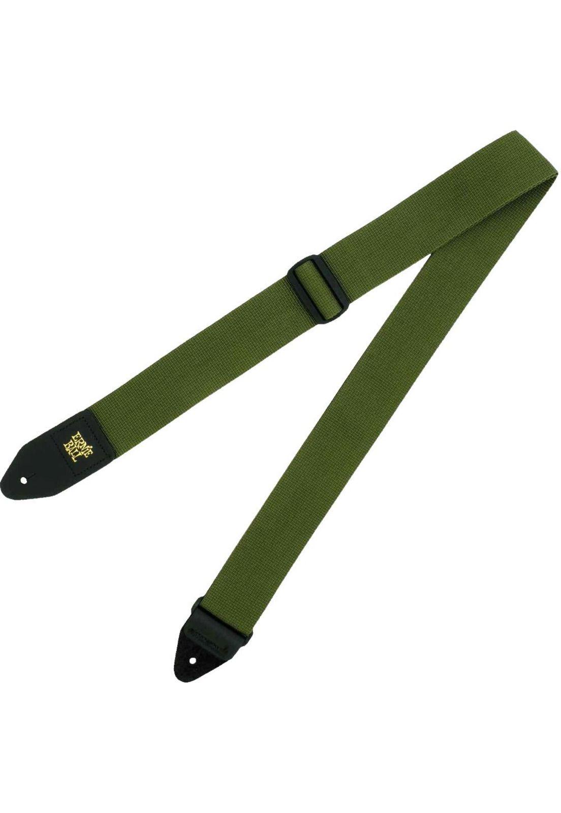 Correa para bajo y guitarra Ernie Ball Polypro Olive P04048-0