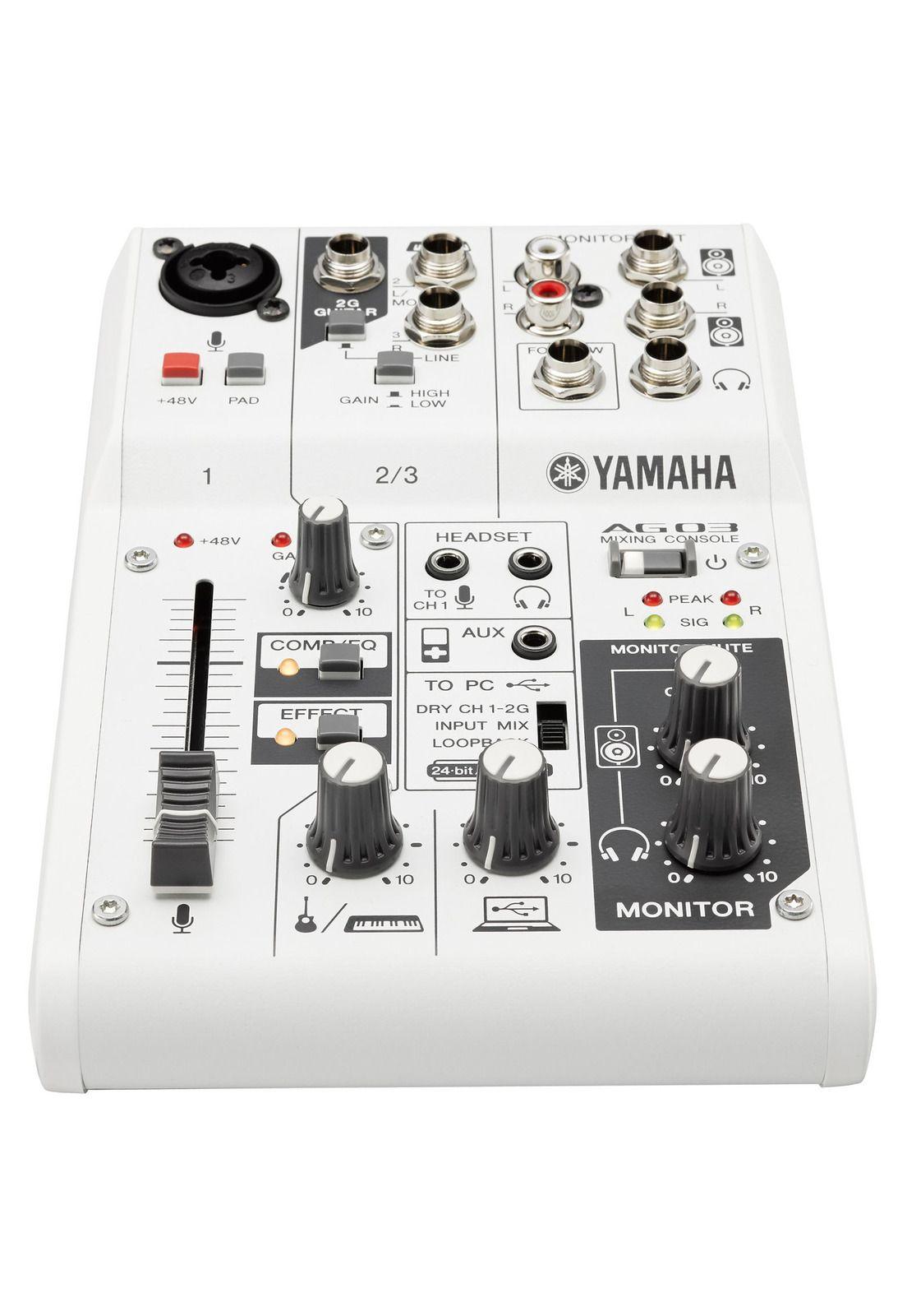 Mixer Analogo con Interfaz USB Yamaha AG03-2