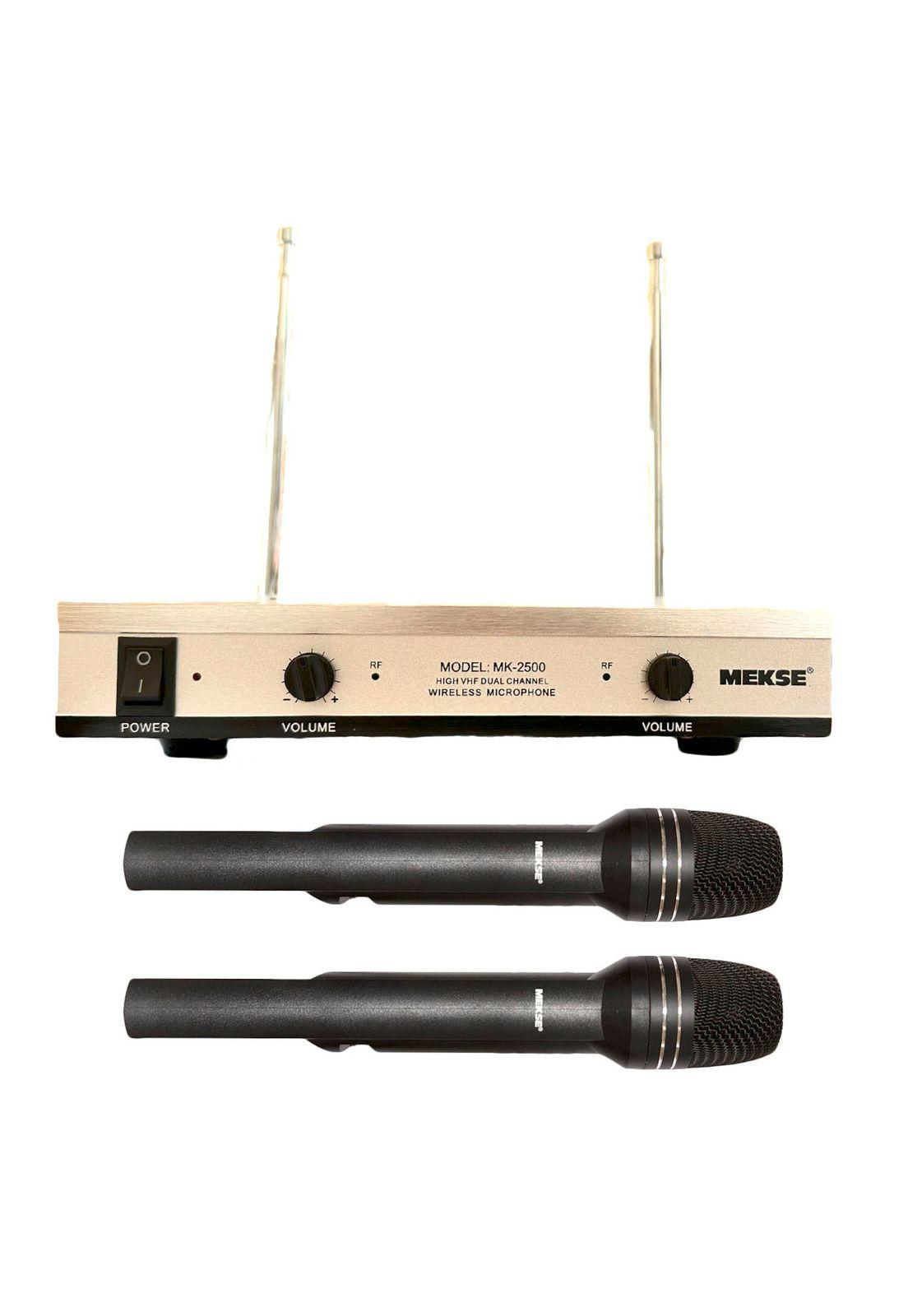 Sistema Inalambrico Doble de Mano Mekse MK-2500-0