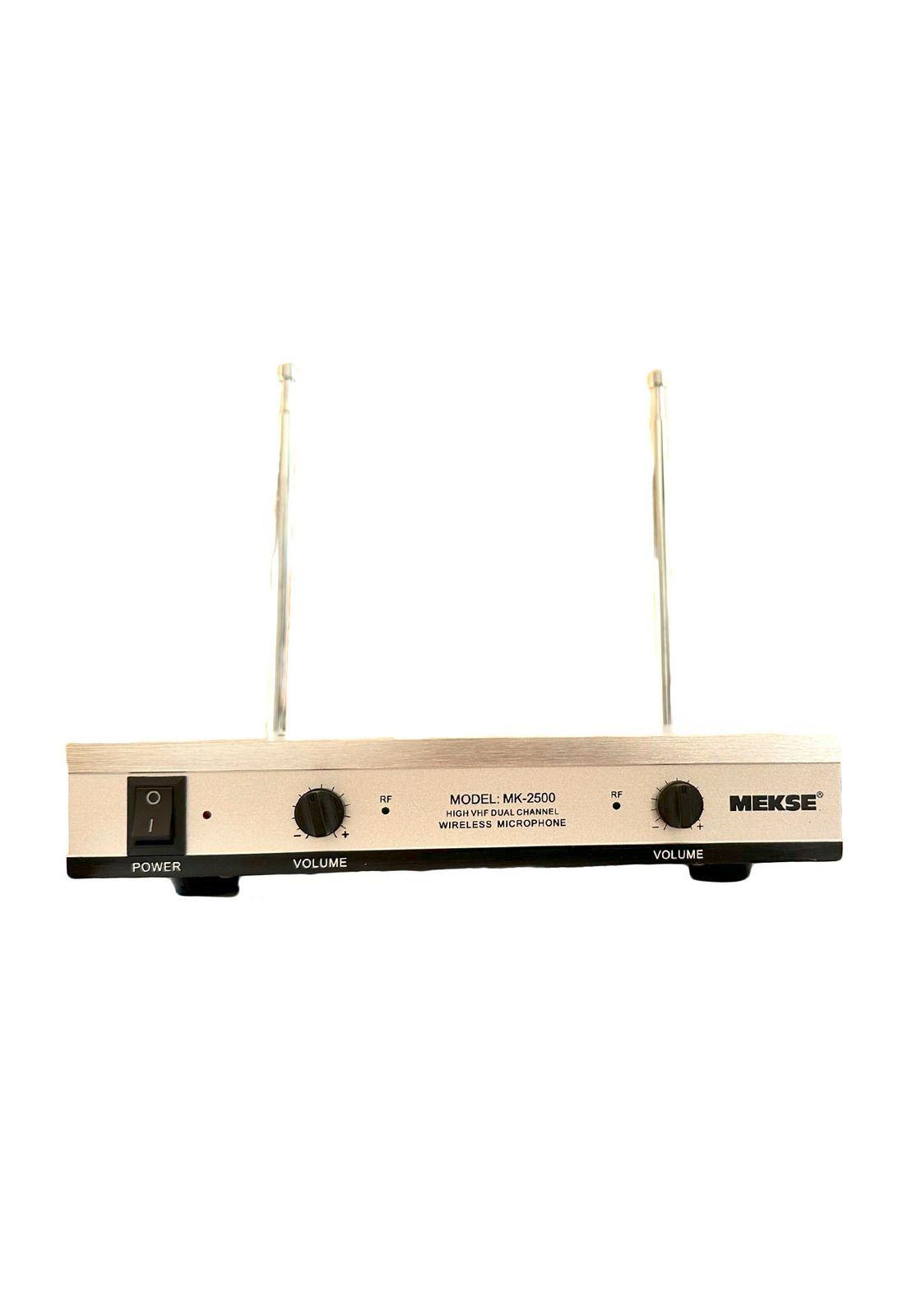Sistema Inalambrico Doble de Mano Mekse MK-2500-1