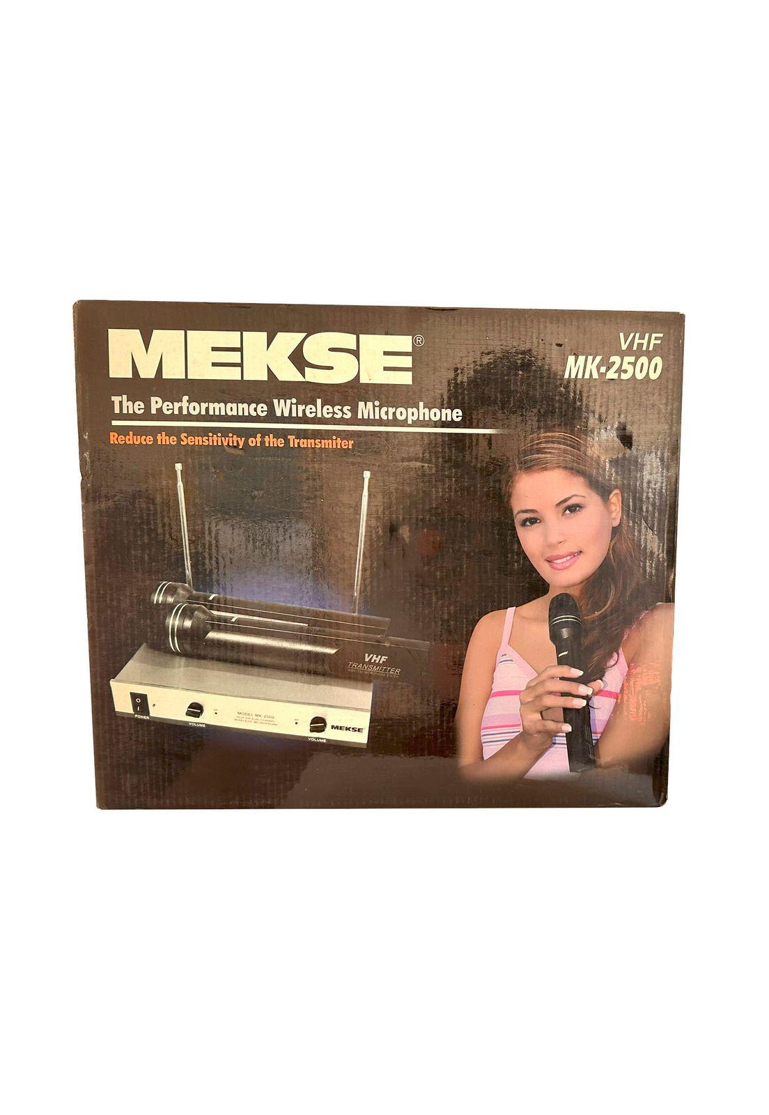 Sistema Inalambrico Doble de Mano Mekse MK-2500-3