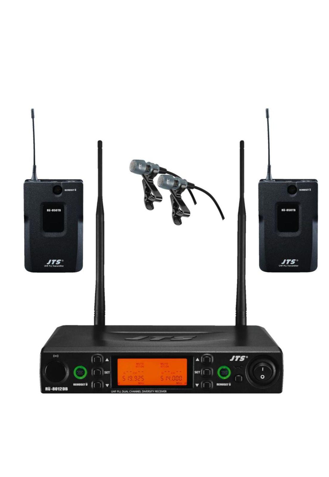 Sistema Dual Solapa JTS RU-8012DB/RU-850TB+CM501-0