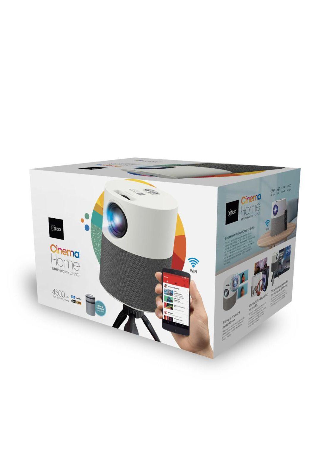 Proyector 4500 lumenes Mlab Cinema Home Projection WIFI-5